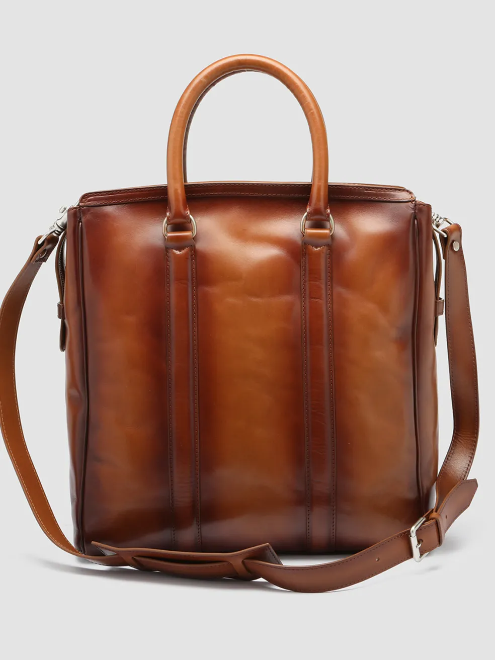 Discount Officine Creative QUENTIN 02 - Leather Hand Bag TAN