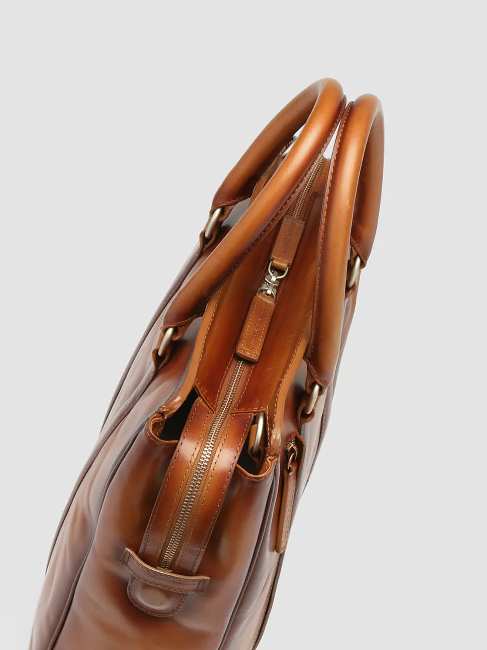 Discount Officine Creative QUENTIN 02 - Leather Hand Bag TAN