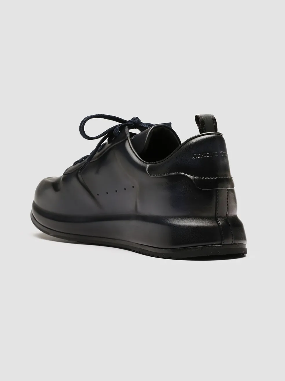 Online Officine Creative RACE LUX 003 - Blue Nappa Leather Sneakers BLUMARINE