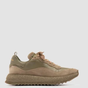 Cheap Officine Creative RACE RUBREX 101 - Leather And Suede Low Top Sneakers GREEN