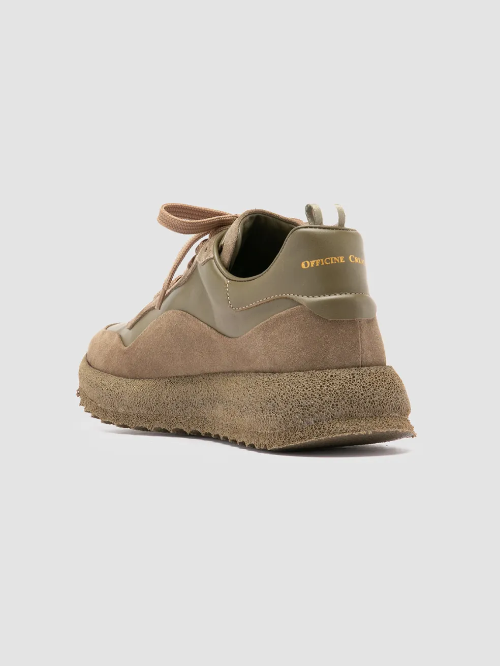 Cheap Officine Creative RACE RUBREX 101 - Leather And Suede Low Top Sneakers GREEN