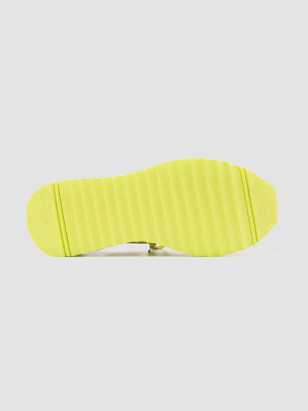 Shop Officine Creative RACE RUBREX 101 - Leather And Suede Low Top Sneakers YELLOW