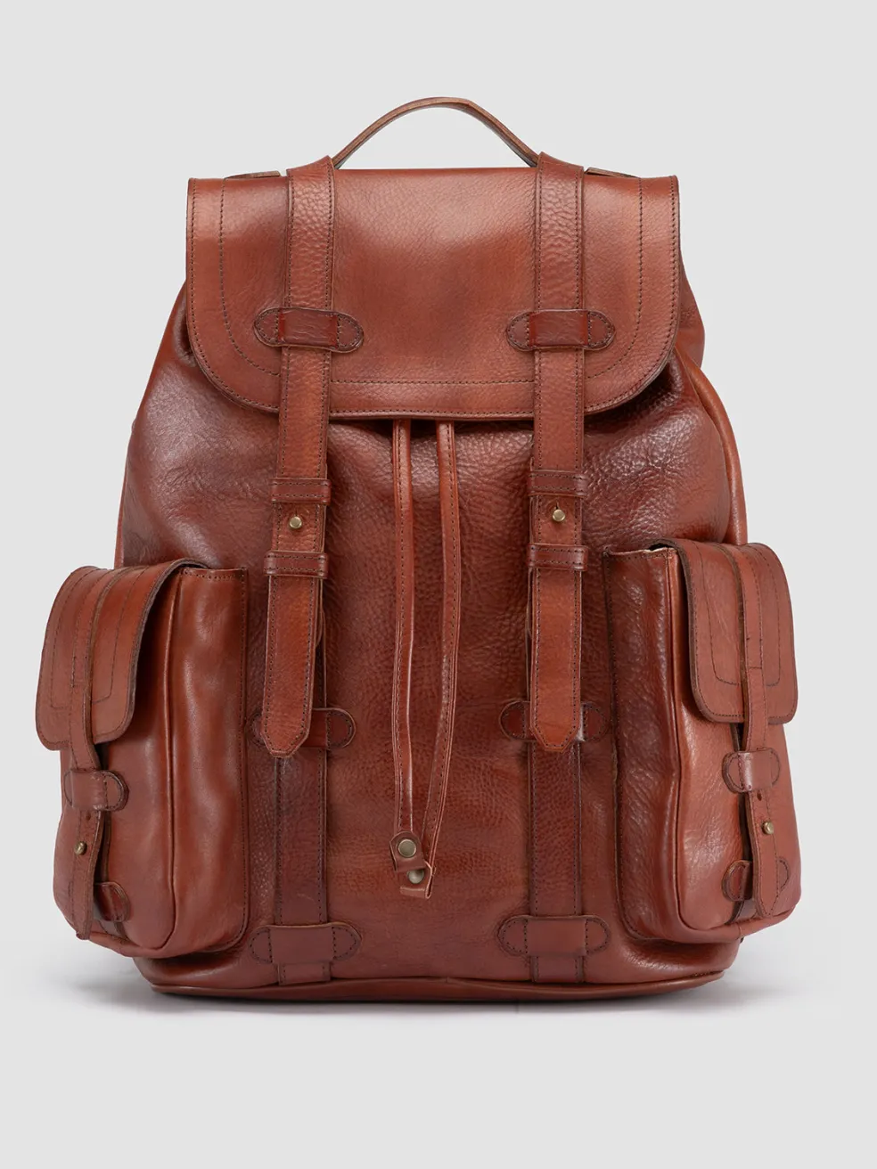 Hot Officine Creative RARE 27 - Leather Backpack BROWN