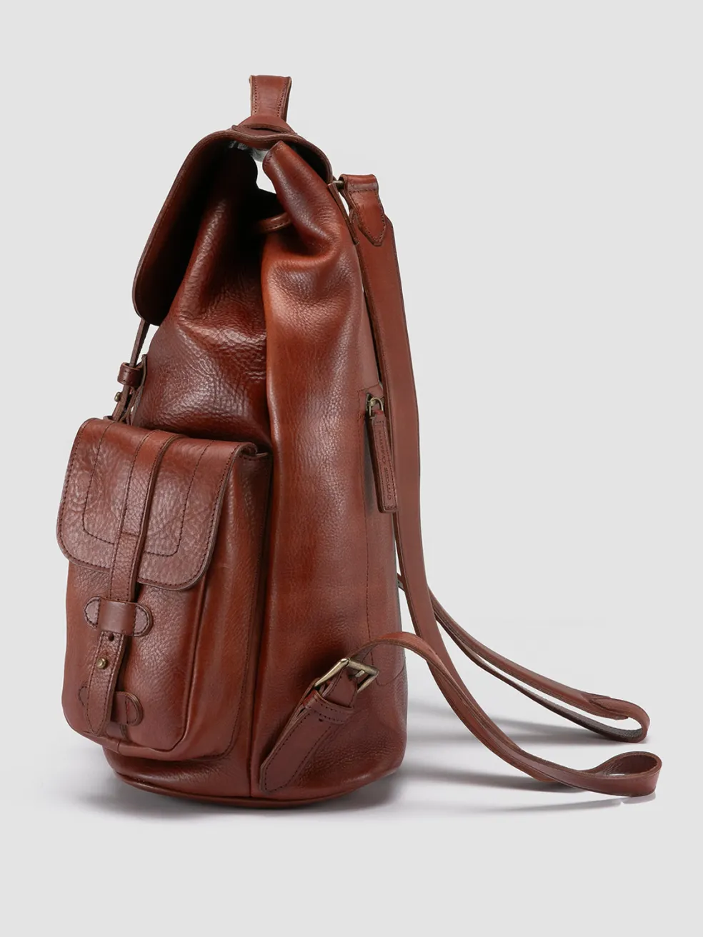 Hot Officine Creative RARE 27 - Leather Backpack BROWN