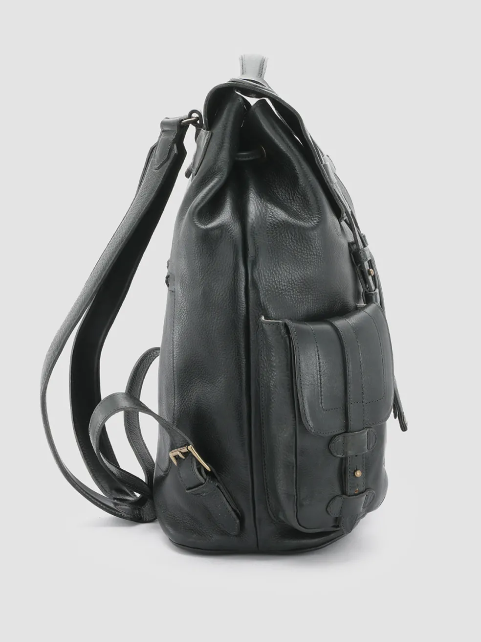 Flash Sale Officine Creative RARE 27 - Green Leather Backpack DEPHTS