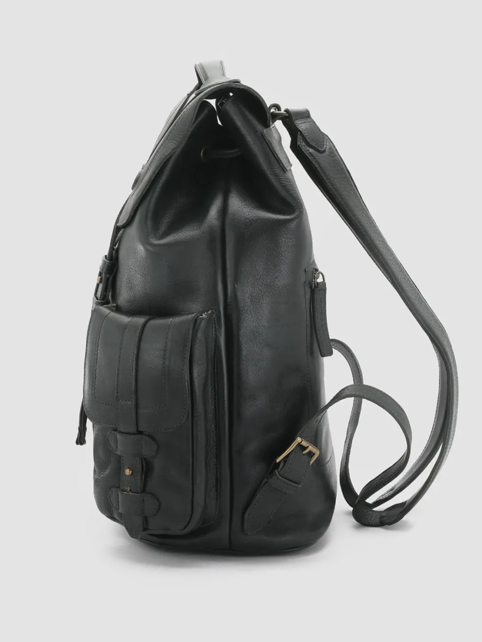 Flash Sale Officine Creative RARE 27 - Green Leather Backpack DEPHTS