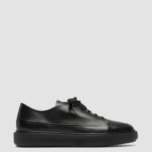 Store Officine Creative RELEASE 001 - Leather Low Top Sneakers BLACK