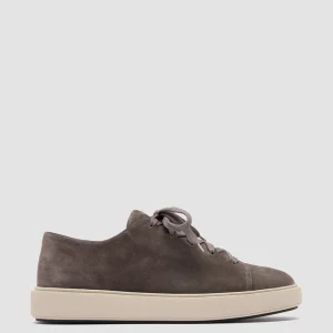 Best Sale Officine Creative REMASTER 001 - Grey Suede Low Top Sneakers LAVAGNA