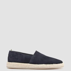 Clearance Officine Creative ROPED 001 - Suede Loafers BLUE