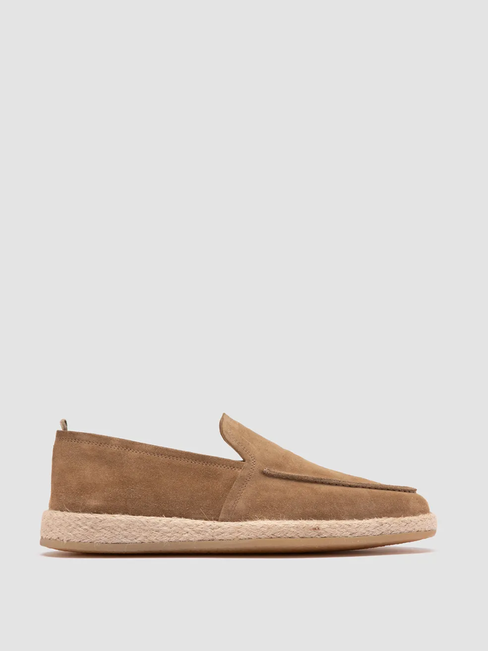 Store Officine Creative ROPED 004 - Suede Loafers BROWN