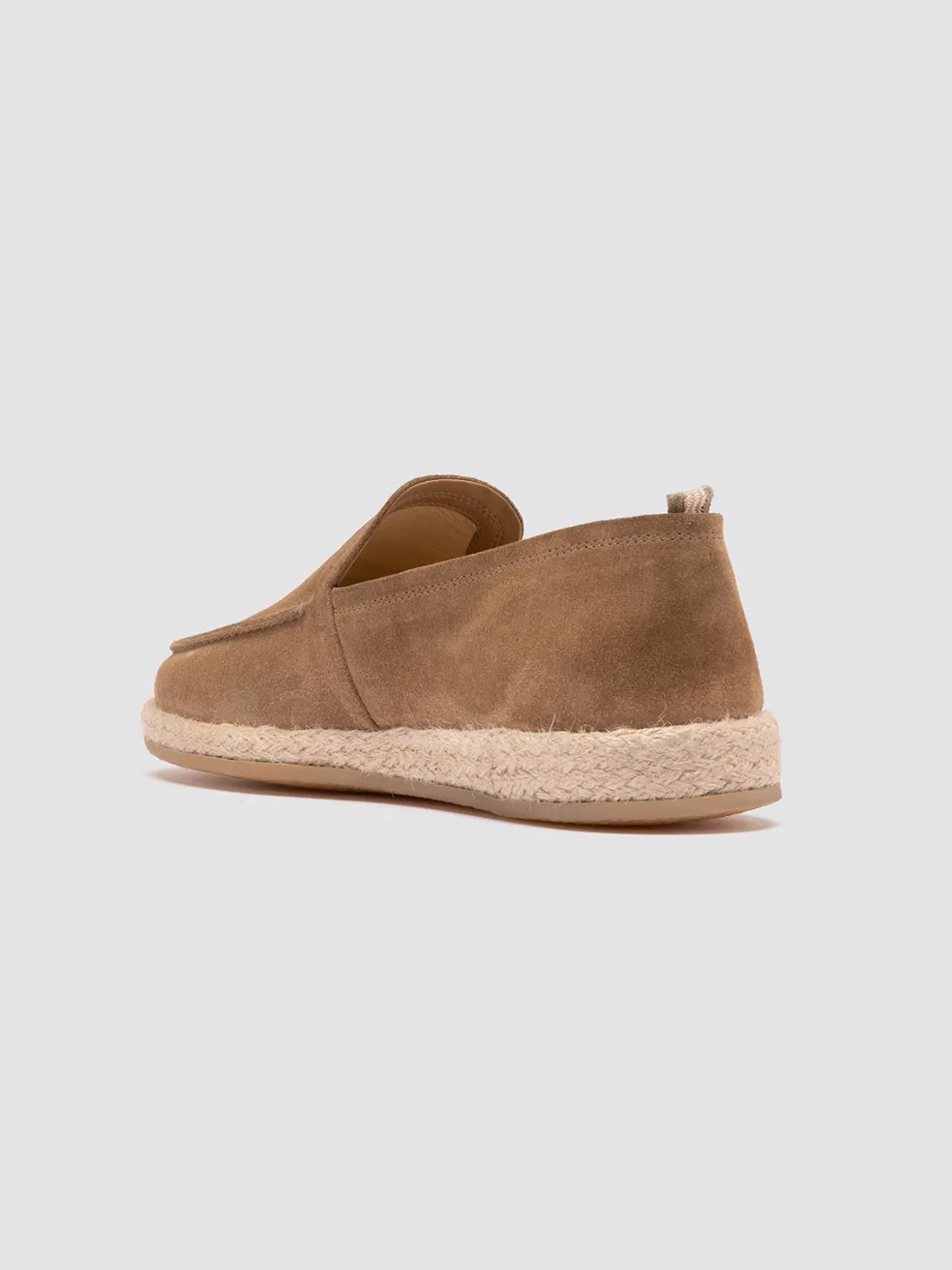 Store Officine Creative ROPED 004 - Suede Loafers BROWN