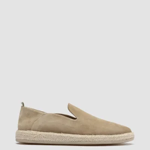 Fashion Officine Creative ROPED 002 - Brown Suede Slip Ons CORK