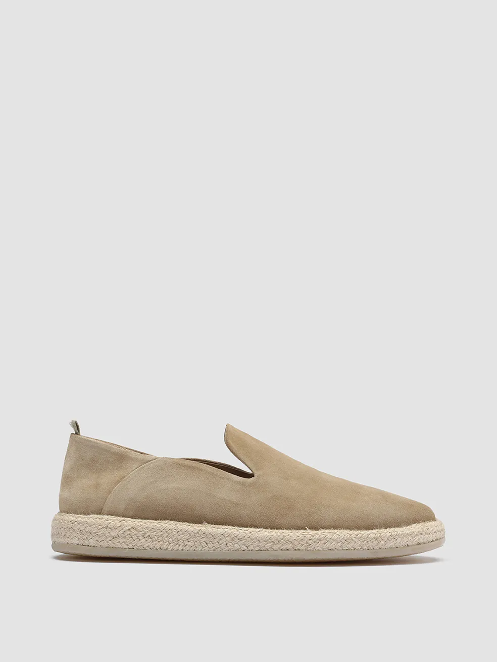 Fashion Officine Creative ROPED 002 - Brown Suede Slip Ons CORK
