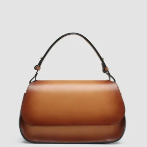 Online Officine Creative SADDLE 012 - Brown Leather Hobo Bag HONEY