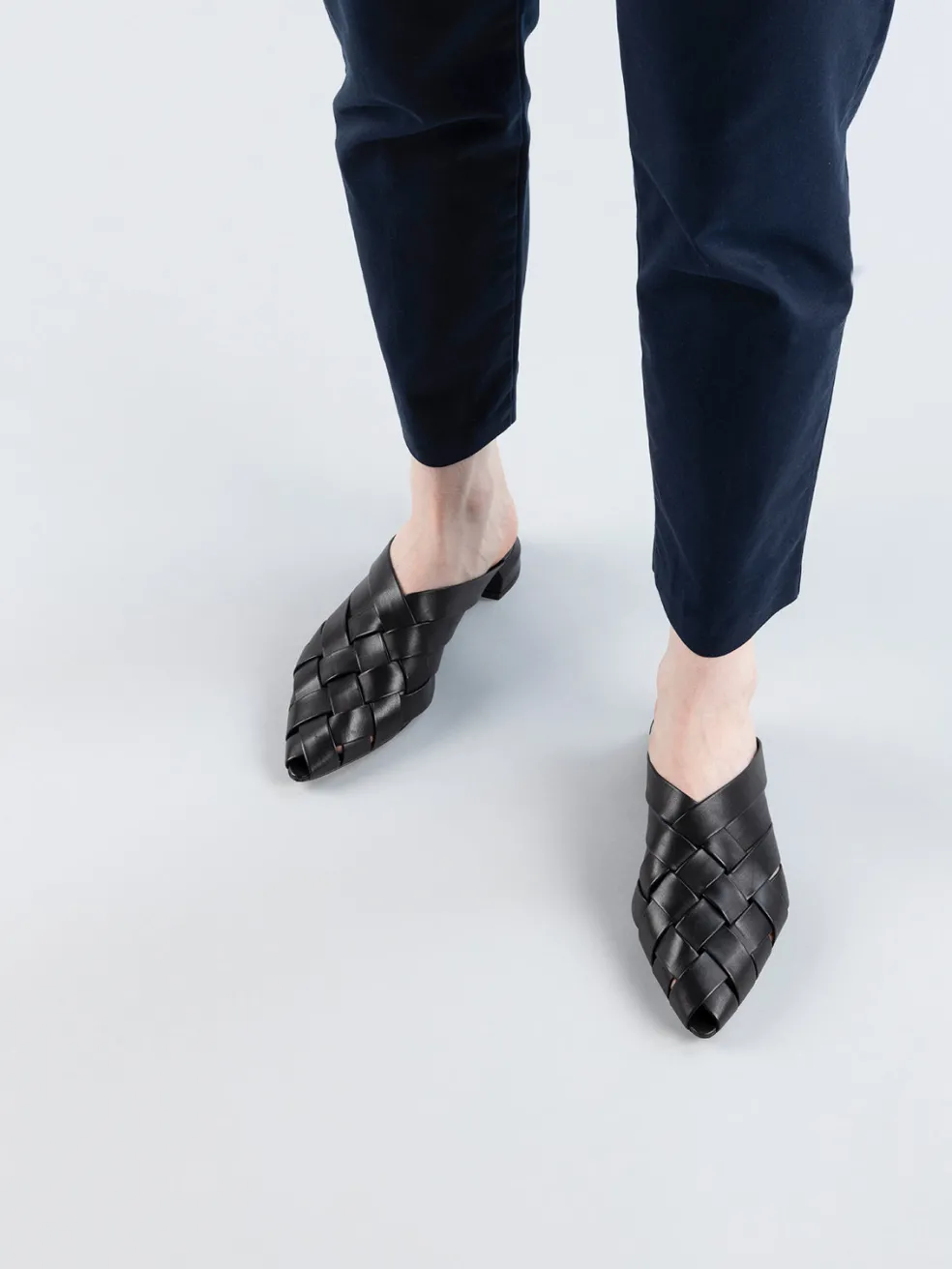 Best Sale Officine Creative SAGE 105 - Brown Leather Mule Sandals RHUM