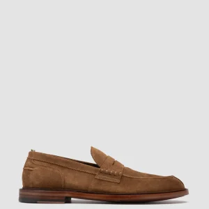 Fashion Officine Creative SAX 001 - Brown Suede Penny Loafers BIRRA