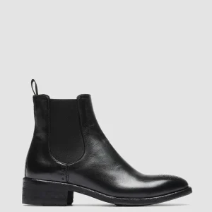 Outlet Officine Creative SELINE 002 - Leather Chelsea Boots BLACK