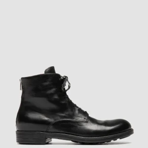 Best Officine Creative SERGEANT 003 - Leather Lace-up Boots BLACK