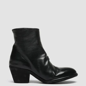 Online Officine Creative SHERRY 003 - Leather Ankle Boots BLACK