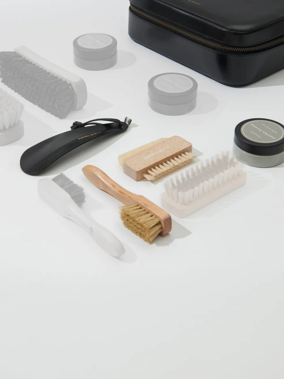 Best Sale Officine Creative SHOECARE - Small Set BROWN