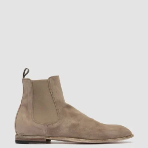 Store Officine Creative SOLITUDE 004 - Suede Chelsea Boots TAUPE