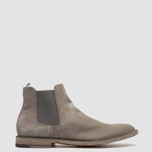 Sale Officine Creative STEPLE 015 - Suede Chelsea Boots QUARZO
