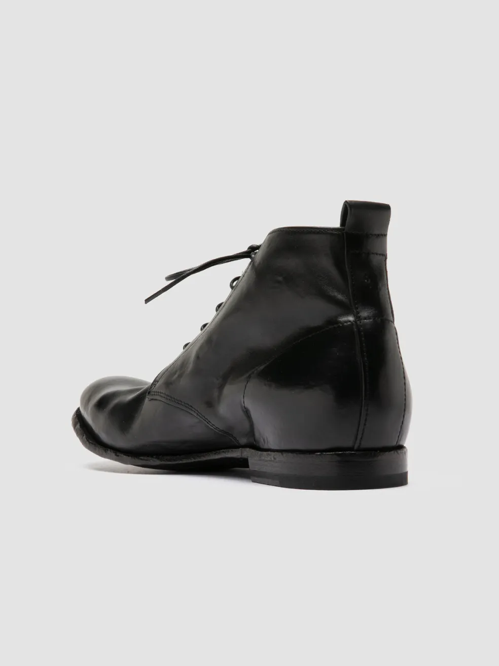 Shop Officine Creative STEREO 004 - Leather Ankle Boots BLACK
