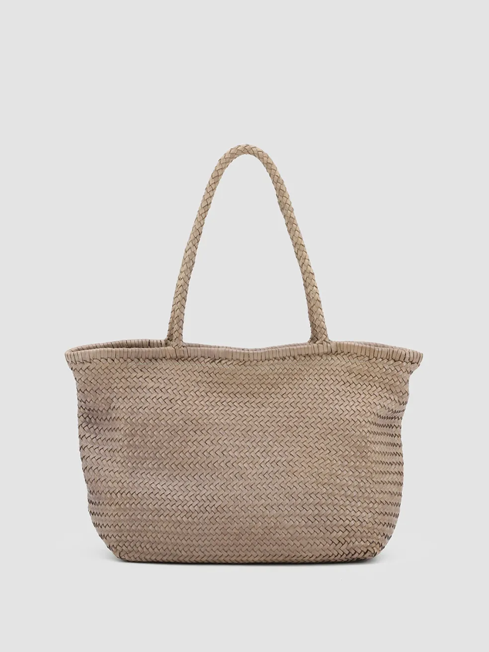 Hot Officine Creative SUSAN 01 - Taupe Leather Tot Bag NOUN