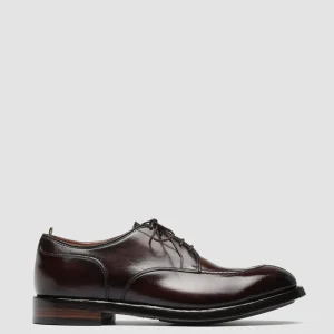 Flash Sale Officine Creative TEMPLE 005 - Leather Derby Shoes BURGUNDY
