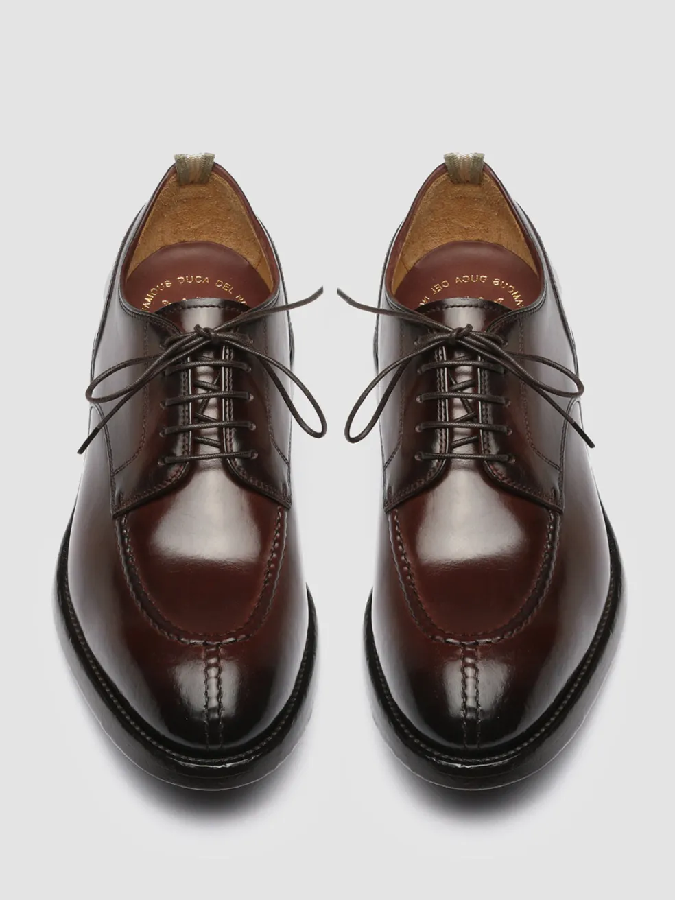 Flash Sale Officine Creative TEMPLE 005 - Leather Derby Shoes BURGUNDY