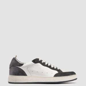 Cheap Officine Creative THE ANSWER 001 - Leather And Suede Low Top Sneakers WHITE