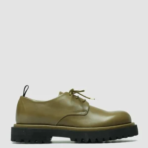 Best Officine Creative TONAL 100 - Leather Derby Shoes GREEN
