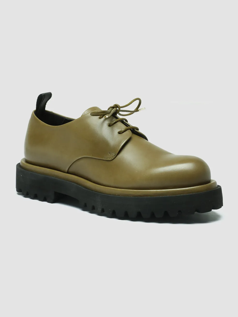 Best Officine Creative TONAL 100 - Leather Derby Shoes GREEN