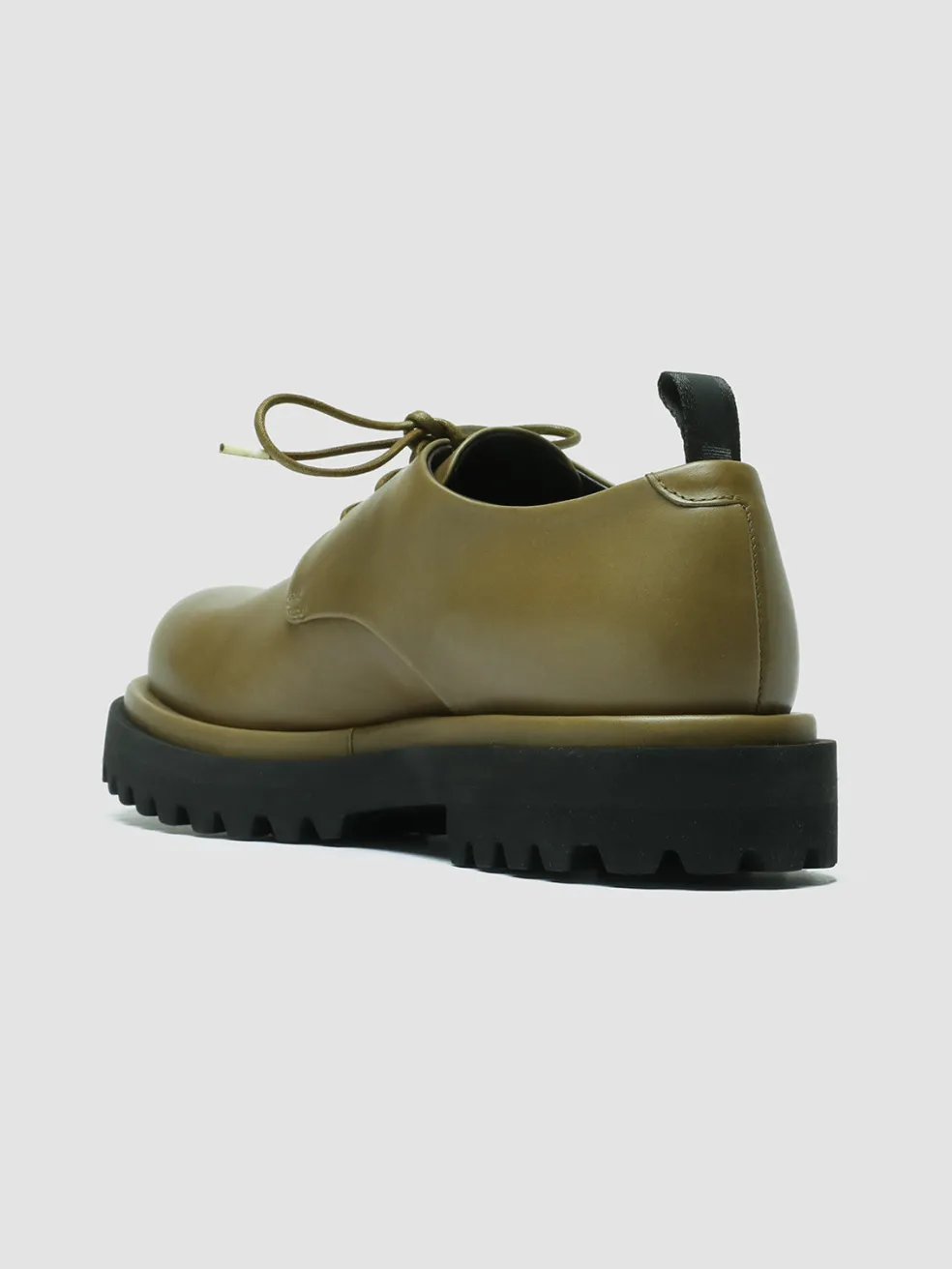 Best Officine Creative TONAL 100 - Leather Derby Shoes GREEN