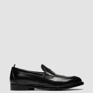 Discount Officine Creative TULANE 002 - Leather Penny Loafers BLACK