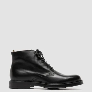 Discount Officine Creative UNIFORM 018 - Leather Boots BLACK