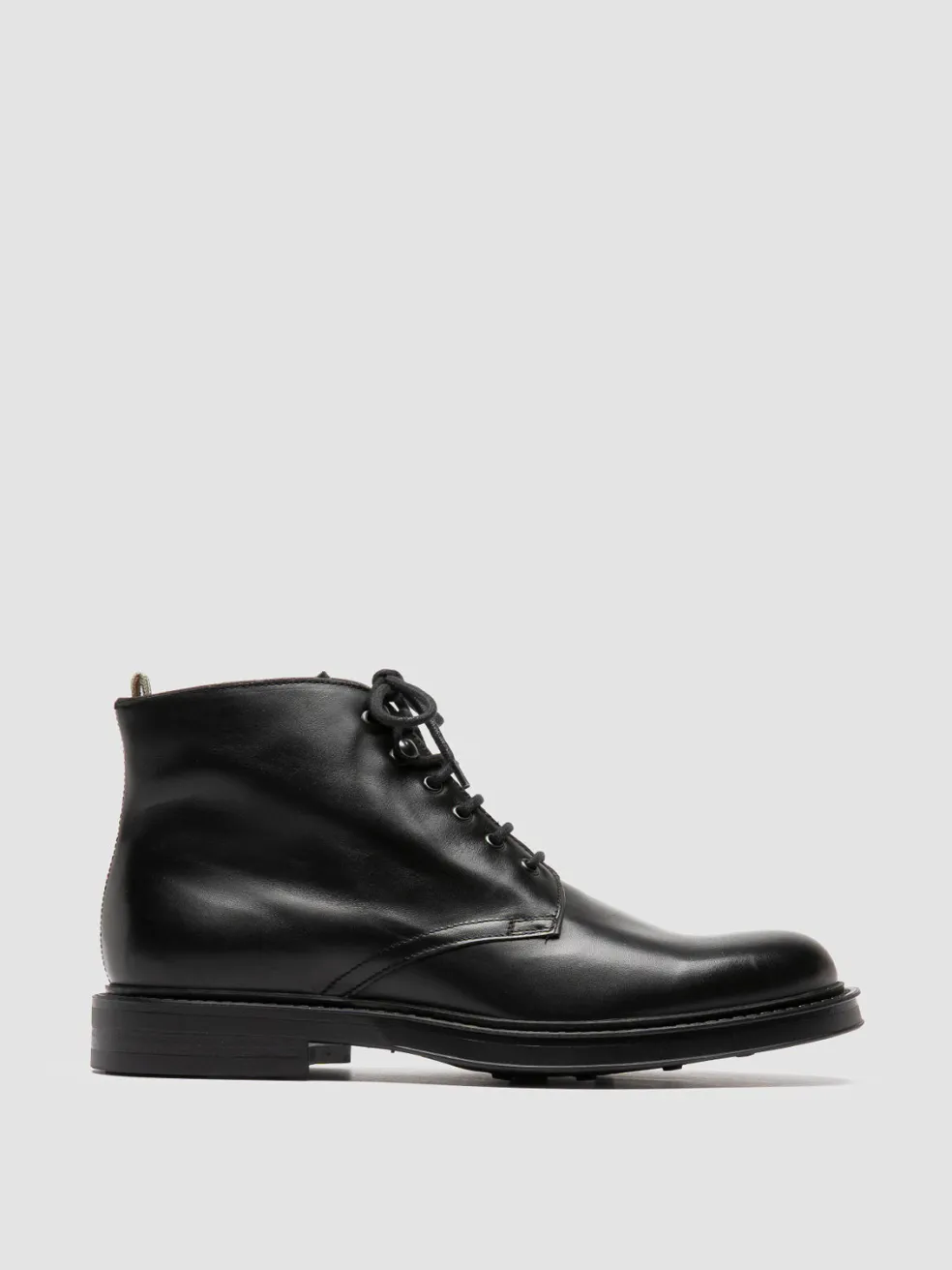 Discount Officine Creative UNIFORM 018 - Leather Boots BLACK