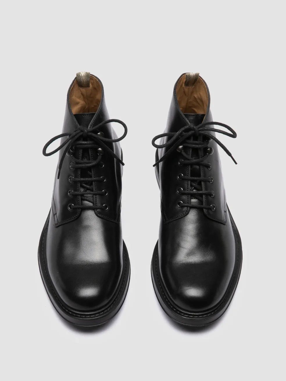 Discount Officine Creative UNIFORM 018 - Leather Boots BLACK