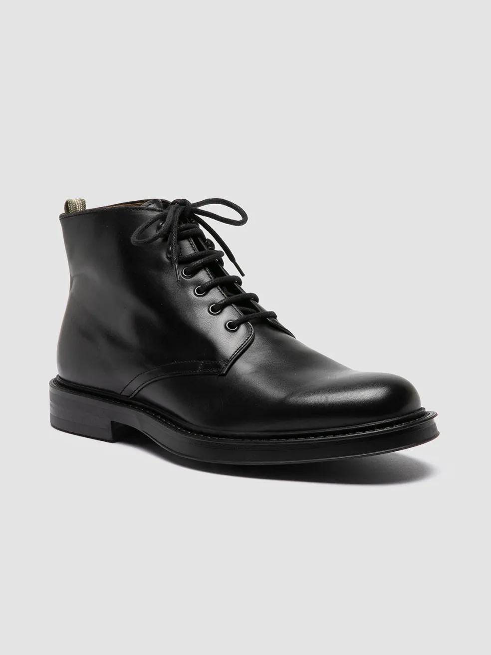 Discount Officine Creative UNIFORM 018 - Leather Boots BLACK