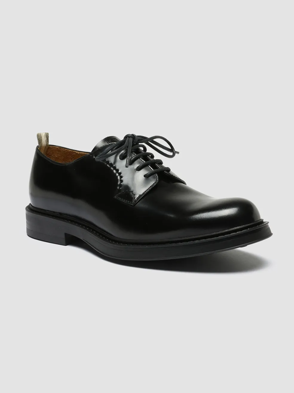 Best Officine Creative UNIFORM 003 - Leather Derby Shoes BLACK