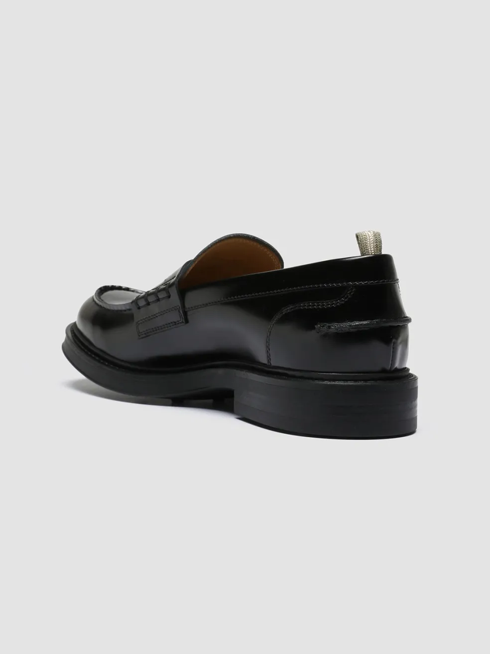 Store Officine Creative UNIFORM 001 - Leather Loafers BLACK