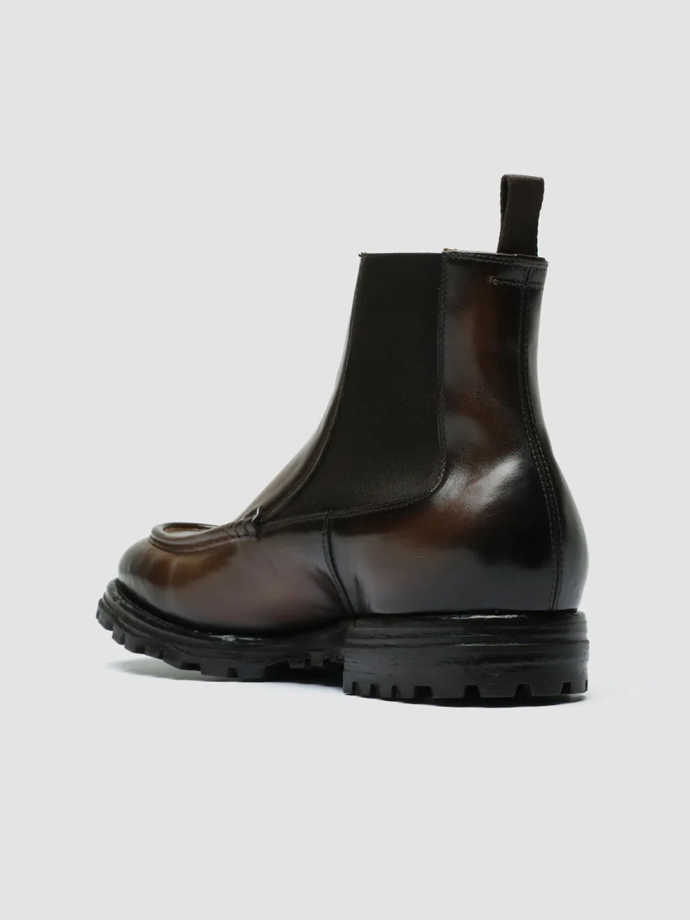 Flash Sale Officine Creative VAIL 017 - Brown Leather Chelsea Boots DARK BROWN
