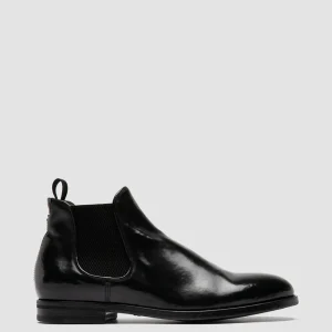 Cheap Officine Creative VANDERBILT CAOU 012 - Leather Boots BLACK
