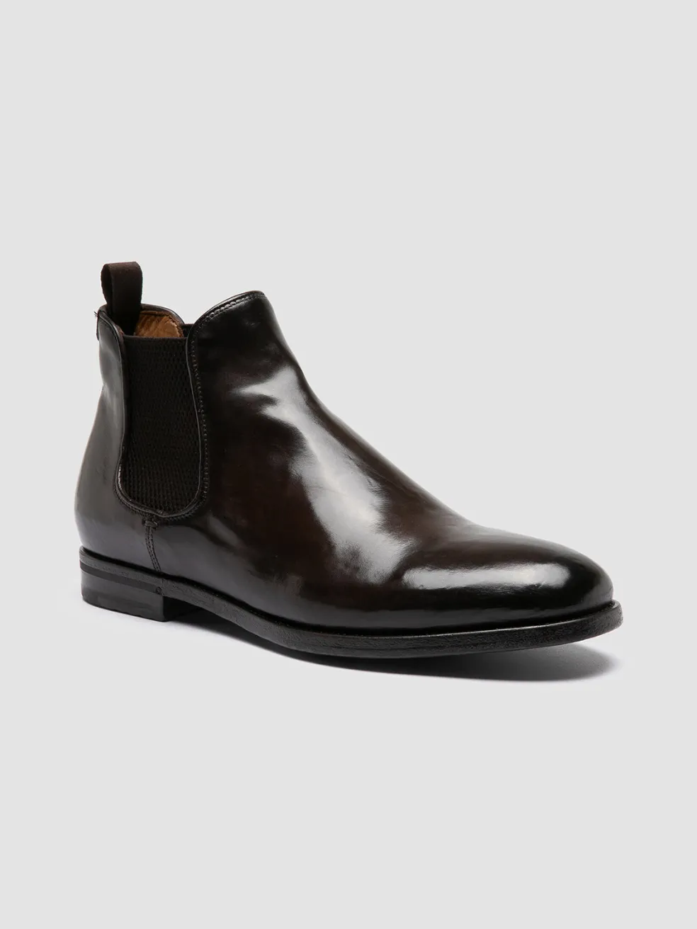 Cheap Officine Creative VANDERBILT CAOU 012 - Leather Boots DARK BROWN