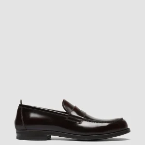 Fashion Officine Creative VINE 001 - Brown Leather Loafers DARK BROWN