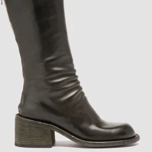 Sale Officine Creative WILDS 006 - Brown Leather Zipped Boots SAFARI