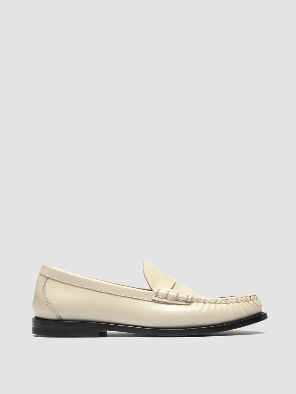Flash Sale Officine Creative ZIVAGO 103 - Leather Penny Loafers IVORY